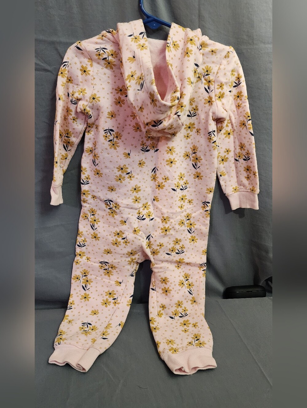 Carter's Pink Infant Top with Navy Trim - Picture 3 of 4